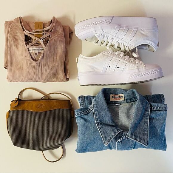 Irene’s Story Fashion On Earth Tannish Blush Romper Size M NWT - Picture 2 of 14